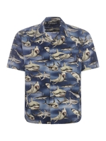 Camicia Palm Angels "Bowling Sharks"