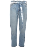 Jeans Off White "Low Crotch" in denim