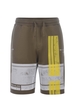 Shorts Stone Island in felpa di cotone