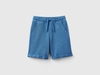 Benetton,  Bermuda In Felpa Di Puro Cotone,  size 2XL,  Blu,  Bambini