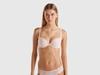 Benetton,  Reggiseno Push Up In Pizzo Stretch,  size,  Rosa Tenue,  Donna