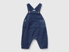 Benetton,  Salopette In Velluto,  size 82,  Blu Scuro,  Bambini