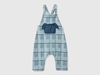 Benetton,  Salopette Jacquard Principe Di Galles,  size 56,  Multicolore,  Bambini