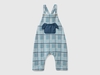 Benetton,  Salopette Jacquard Principe Di Galles,  size 74,  Multicolore,  Bambini