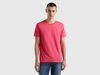Benetton,  T-shirt Fucsia,  size M,  Fucsia,  Uomo