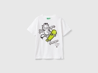 Benetton,  T-shirt Garfield ©2024 By Paws,  Inc.,  size 3XL,  Bianco,  Bambini