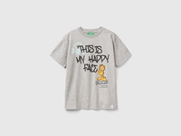 Benetton,  T-shirt Garfield ©2024 By Paws,  Inc.,  size 3XL,  Grigio Chiaro,  Bambini