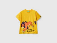 Benetton,  T-shirt Giallo Ocra ©disney Il Re Leone,  size 2XL,  Senape,  Bambini