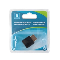 Adattatore HDMI Angolo 90° maschio/femmina