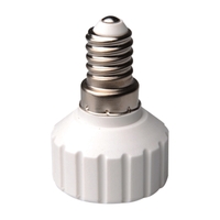 Adattatore Portalampada da E14 a GU10 Bianco 250V