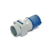 Adattatore triplo Spina industriale schuko/bipasso 16A 2P+T 220-250V I