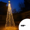 Albero di Natale a cono da 480 Led altezza 2 metri Bianco Caldo fisso
