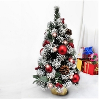 Albero di Natale da tavolo 10 Led 30 cm Bianco Caldo
