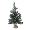 Albero di Natale da tavolo Corvara 60 cm 53 rami con bacche e pigne