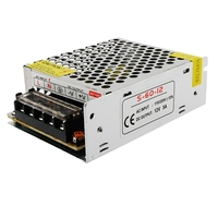 Alimentatore per striscia led 60W 12V DC 5A Trasformatore uso interno