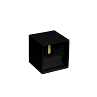 Applique cubo Led 6W IP65 per esterno ed interno bioemissione Bianco C