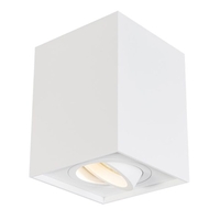 Applique da soffitto Brema bianco quadrato 1 x GU10