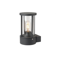 Applique esterno Atena grigio scuro IP44 1 x E27