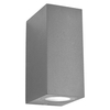 Applique esterno Botticelli grigio chiaro impermeabile IP44 2 x GU10