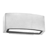 Applique esterno Michelangelo bianco impermeabile IP54 1 x E27