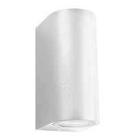 Applique esterno Tiziano bianco impermeabile IP44 2 x GU10