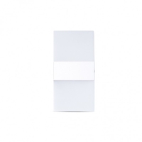 Applique Led 12W per interno ed esterno rettangolare Bianco Neutro 400