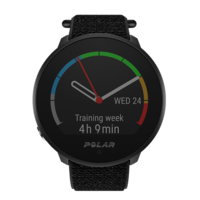 Polar Unite,  Fitness tracker,  Chiusura hook and loop nera