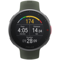 Polar Vantage V2,  Sportwatch multisport premium,  Nero e verde