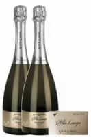 2 Bottiglie Alta Langa DOCG Brut Vite Colte + OMAGGIO 1 Sabrage Card Vite Colte