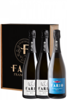 2 Franciacorta DOCG Fario Brut + 1 Franciacorta DOCG Fario Brut Rosé (Cassetta in Legno Fario)