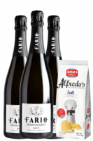 3 Franciacorta DOCG Fario Brut + Amica Chips Sale Marino Alfredo
