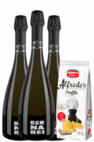 3 Prosecco DOC Treviso Millesimato 2023 Bernabei + Amica Chips Tartufo Alfredo