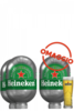 4 Fusti Heineken Blade 8 Litri + 1 OMAGGIO + 6 bicchieri Heineken Star 25cl