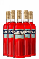 6 Bottiglie Bitter Campari 1Litro