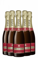 6 Bottiglie Mini Cuvée Brut Piper-Heidsieck 20cl