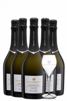 6 Bottiglie Prosecco DOC Treviso Extra Dry Maschio Dei Cavalieri + OMAGGIO 6 bicchieri Maschio Dei Cavalieri