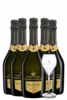 6 Bottiglie Valdobbiadene Prosecco Superiore DOCG Millesimato Brut 2023 Maschio Dei Cavalieri + OMAGGIO 6 bicchieri Maschio Dei Cavalieri