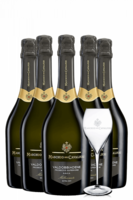 6 Bottiglie Valdobbiadene Prosecco Superiore DOCG Millesimato Extra Dry 2023 Maschio Dei Cavalieri + OMAGGIO 6 bicchieri Maschio Dei Cavalieri