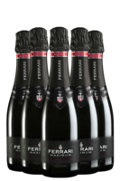 6 Mezze Bottiglie Trentodoc Maximum Brut Blanc De Blancs Ferrari 375ml