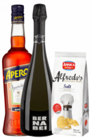 Aperitivo Aperol 1Litro + Prosecco DOC 2022 Bernabei + Amica Chips Sale Marino Alfredo