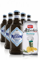 Birra Messina Cristalli Di Sale Da 24 x 33cl + Amica Chips Pepper & Lime Alfredo
