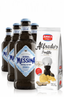Birra Messina Cristalli Di Sale Da 24 x 33cl + Amica Chips Tartufo Alfredo