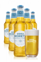 Birra Moretti Filtrata A Freddo 24 x 30cl + OMAGGIO 6 bicchieri Moretti Filtrata A Freddo
