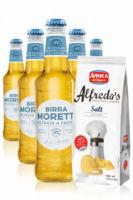 Birra Moretti Filtrata A Freddo da 24 x 30cl + Amica Chips Sale Marino Alfredo