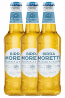 Birra Moretti Filtrata A Freddo da 3 bottiglie x 33cl