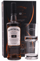 Bowmore Islay Single Malt Scotch Whisky 12 Y.O. 70cl (Confezione Con 2 Bicchieri)