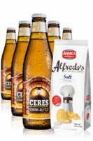 Ceres Strong Ale da 24 x 33cl + Amica Chips Sale Marino Alfredo