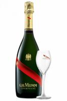 Champagne Grand Cordon Brut Mumm (Magnum) + OMAGGIO 2 Calici Mumm