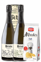 Franciacorta Bibbi Brut 2020 + Satèn 2018 (Ast.) + Amica Chips Sale Marino Alfredo