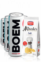 Hard Seltzer Boem da 24 x 33cl + Amica Chips Sale Marino Alfredo